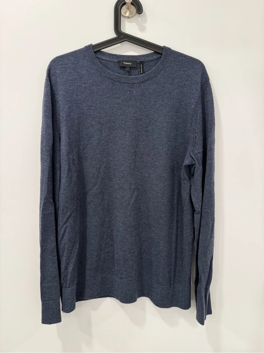 Theory Men's Crewneck Sweater - Navy Blue